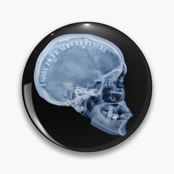 Item preview, I saw right through you X ray skull designed and sold by MaxxerDesigns.