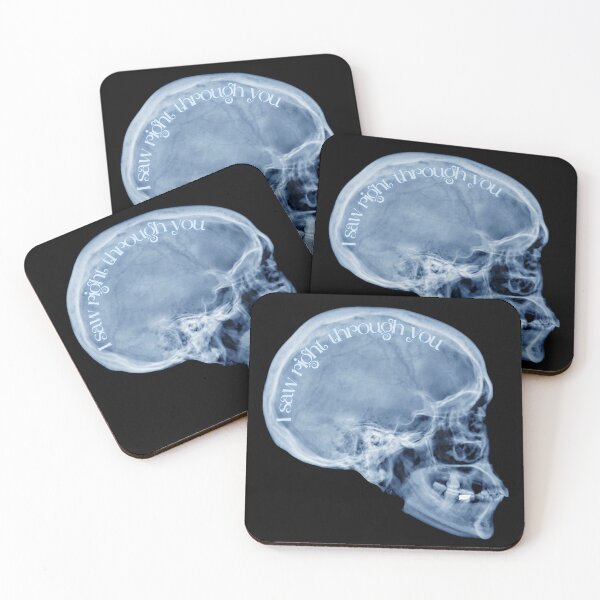 Item preview, I saw right through you X ray skull designed and sold by MaxxerDesigns.