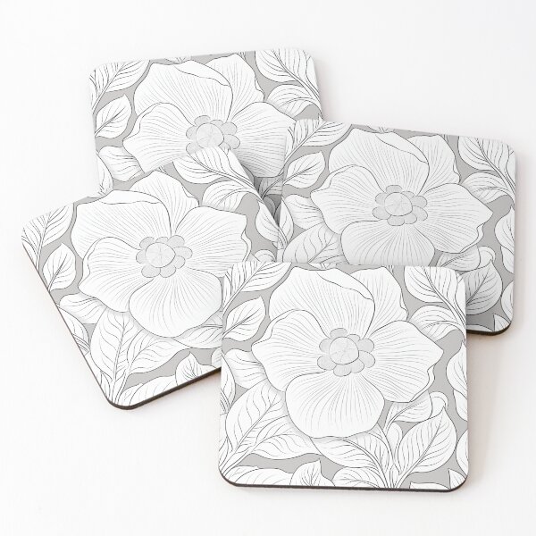 Item preview, Floral Boho aesthetic plants pattern Scandinavian folk art cottage core  designed and sold by TankandDPS.