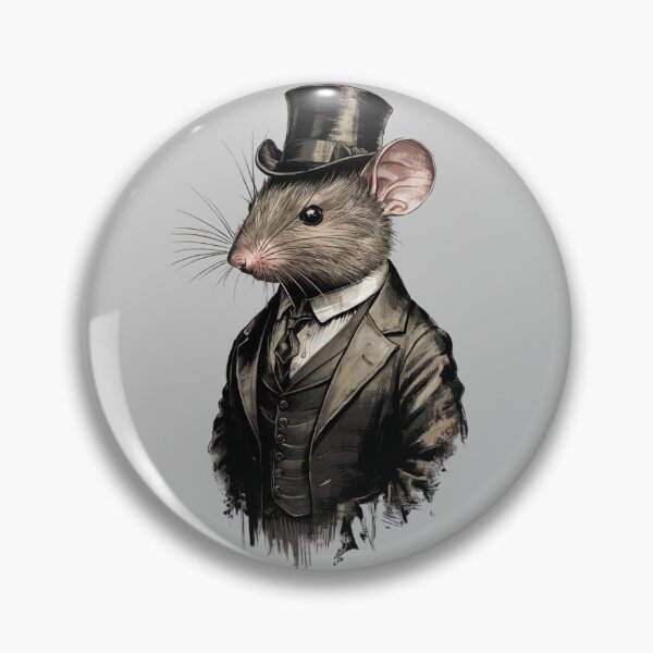 Item preview, mouse dressed in working-class 1890s clothes designed and sold by 123ks.