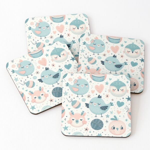 Item preview, Whimsy Wings: A Pastel Aviary designed and sold by Furbulous Faces.