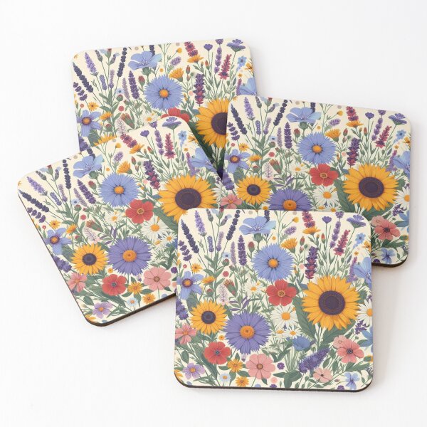 Item preview, Wildflowers Spring Pattern designed and sold by Myra365Art.