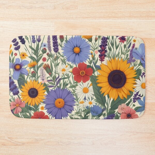 Item preview, Wildflowers Spring Pattern designed and sold by Myra365Art.