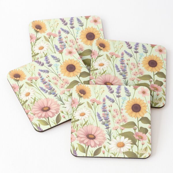 Item preview, Wildflowers Spring Pattern designed and sold by Myra365Art.