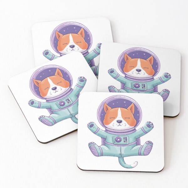 Item preview, Cute And Happy dog In space designed and sold by artkidztee.