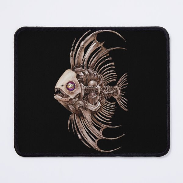 Item preview, steampunk-inspired robotic fish designed and sold by 123ks.