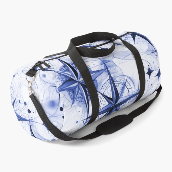 Item preview, Seamless Blue-Violet Compass Watercolor Pattern designed and sold by MadeInR.