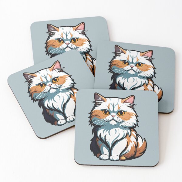 Item preview, Adorable persian cat designed and sold by strixvariaart.