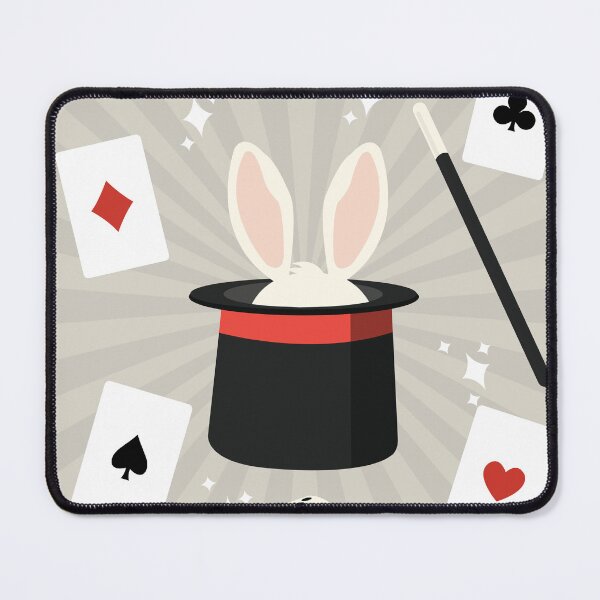 Item preview, Magician Bunny in a Hat and Magical Wand designed and sold by idovedesign.