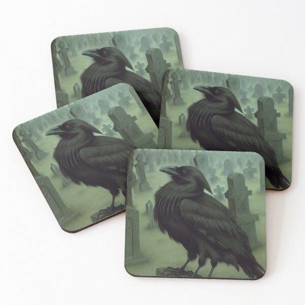 Item preview, Haunting Gothic Crow Scene designed and sold by TheDarkWardrobe.