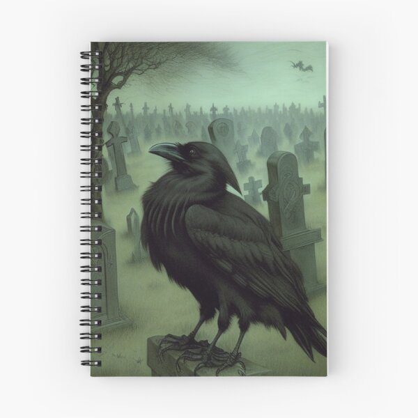 Item preview, Haunting Gothic Crow Scene designed and sold by TheDarkWardrobe.