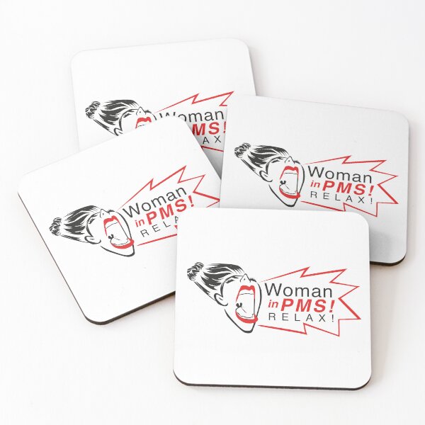 Item preview, Woman in PMS! Relaxed! designed and sold by Folidee.