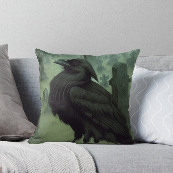 Item preview, Haunting Gothic Crow Scene designed and sold by TheDarkWardrobe.