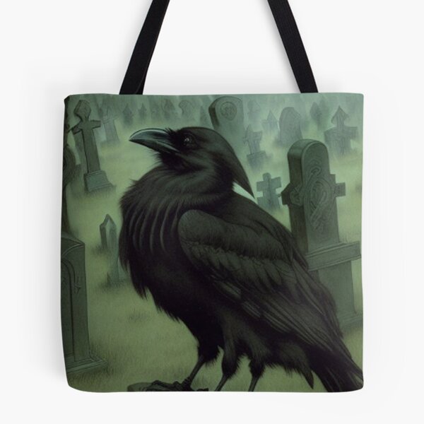 Item preview, Haunting Gothic Crow Scene designed and sold by TheDarkWardrobe.