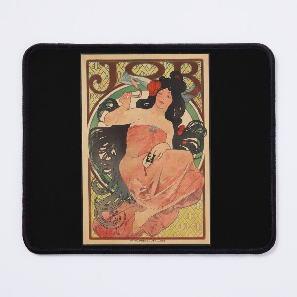 Item preview, Alphonse Mucha Job Rolling Papers Ad designed and sold by Matthew Kinnersly.
