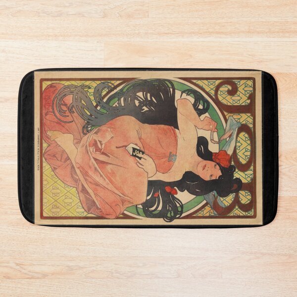 Item preview, Alphonse Mucha Job Rolling Papers Ad designed and sold by Matthew Kinnersly.