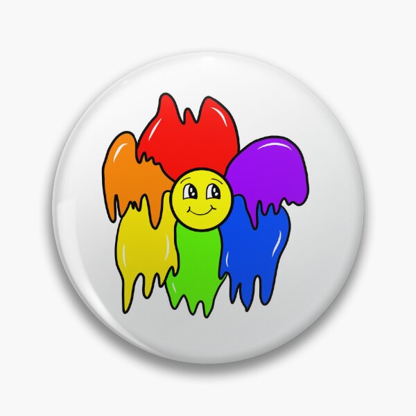 Item preview, A multicolored melted flower designed and sold by anydirea.