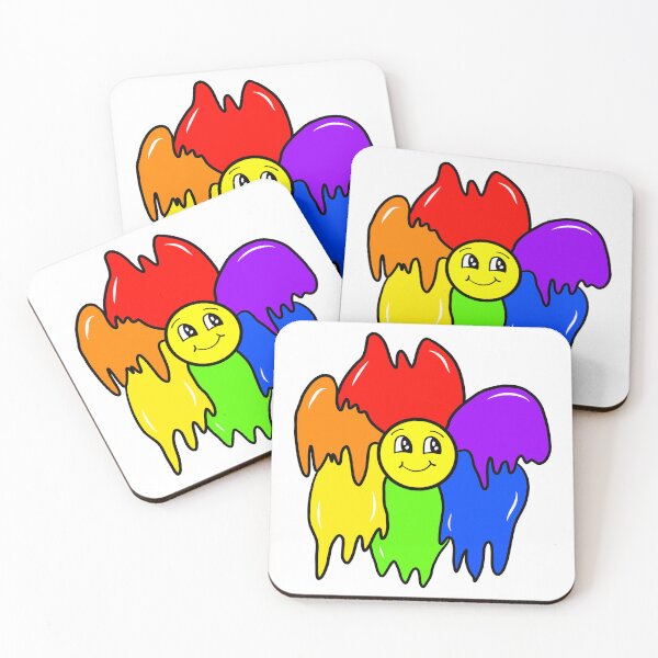 Item preview, A multicolored melted flower designed and sold by anydirea.