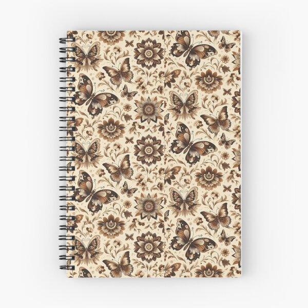 Item preview, Flowers and butterflies with a retro theme designed and sold by RetroNibylander.