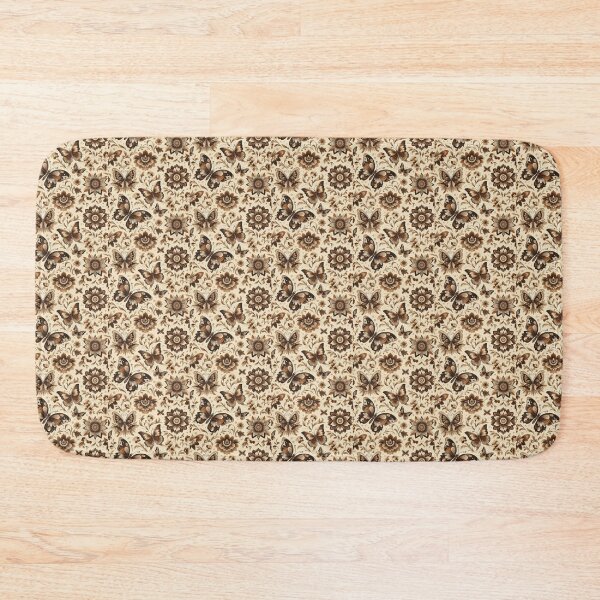 Item preview, Flowers and butterflies with a retro theme designed and sold by RetroNibylander.