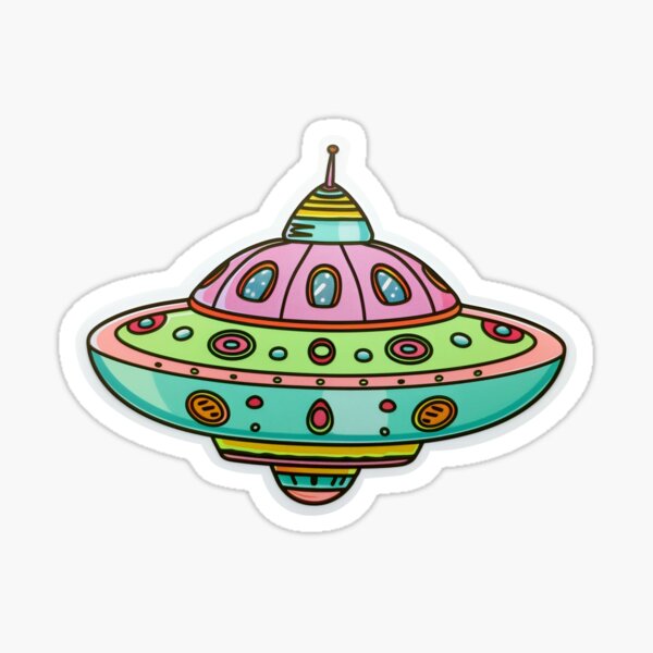 Artikel-Vorschau von Retro-UFO, designt und verkauft von Mark Zajac.