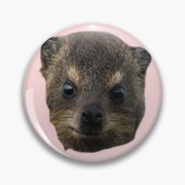 Item preview, Dassie rock hyrax face  designed and sold by SillyLittleSnek.