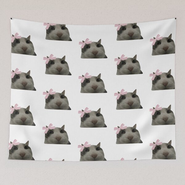 Item preview, Coquette cat meme designed and sold by Pixel-vision.