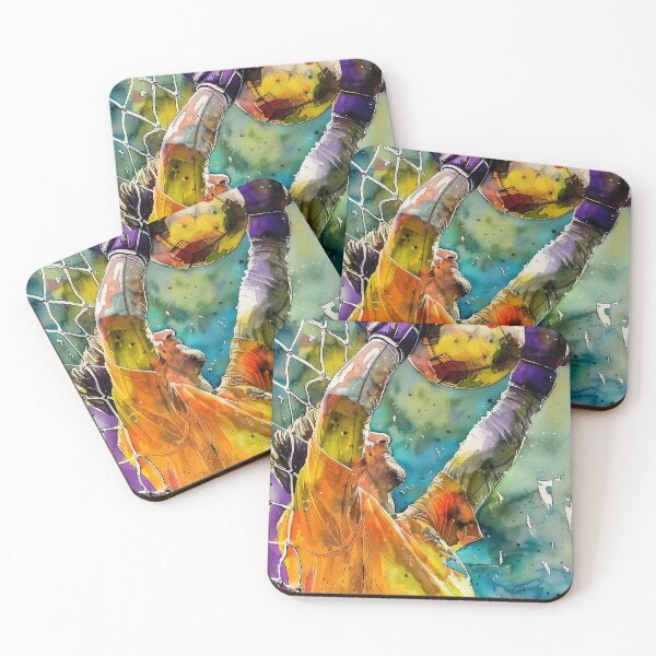Item preview, Goalkeeper Football watercolor sport art #football #soccer designed and sold by JBJart.