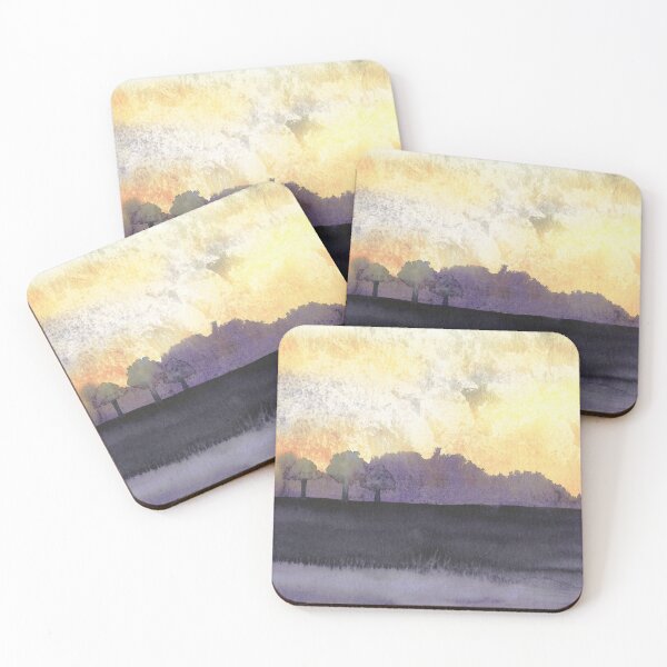 Item preview, Landscape at sunset designed and sold by Azyrielle.