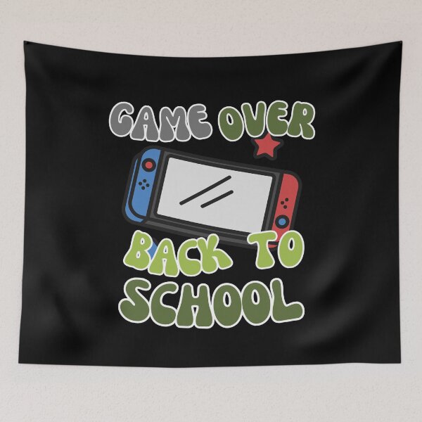 Item preview, Game Over Back to School  Funny Teacher Game Lovers designed and sold by YoungESC.