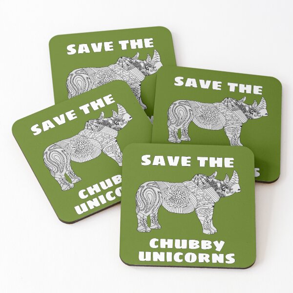 Item preview, save the chubby unicorns designed and sold by creativecowgirl.