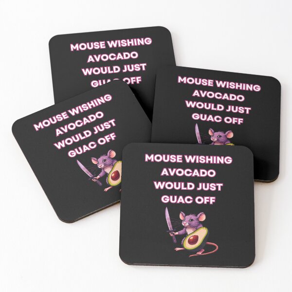 Item preview, Mouse Wishing Avocado Would Just Guac Off designed and sold by Beatka1.