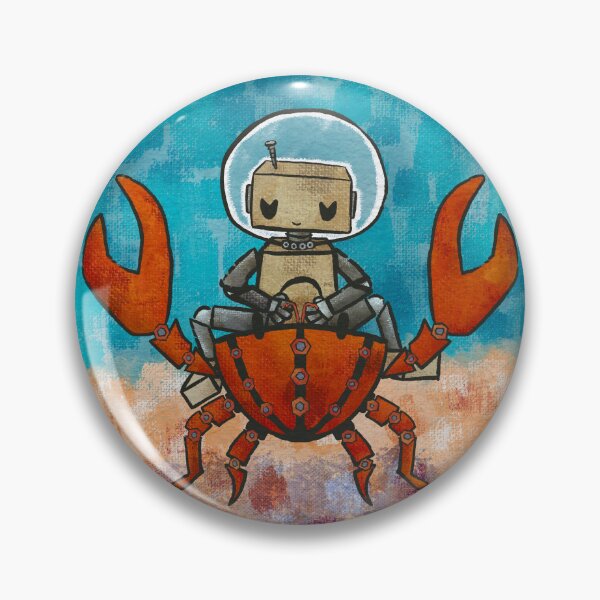 Item preview, Scrappiebot the Robot: Crab Wrangler designed and sold by cj sketches.