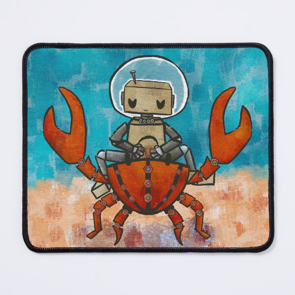Item preview, Scrappiebot the Robot: Crab Wrangler designed and sold by cj sketches.