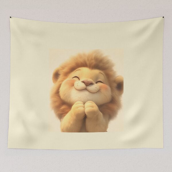 Item preview, Cute little lion  designed and sold by MyMagicPixel.