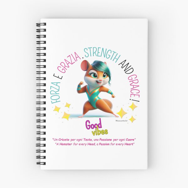 Item preview, "Strength and Grace" with Sporty Hamster - Elegance and Determination designed and sold by MadnessArtLab.