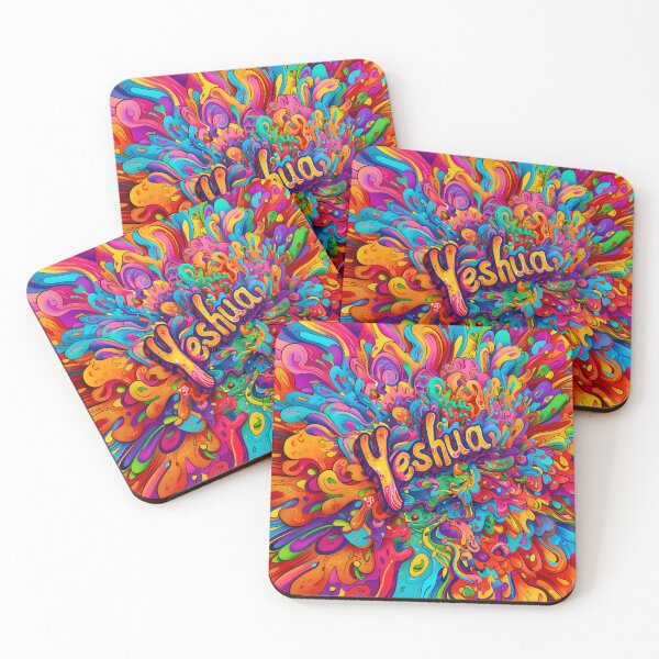 Item preview, Yeshua Psychedelic Swirling Retro Design designed and sold by No1Equestrian.