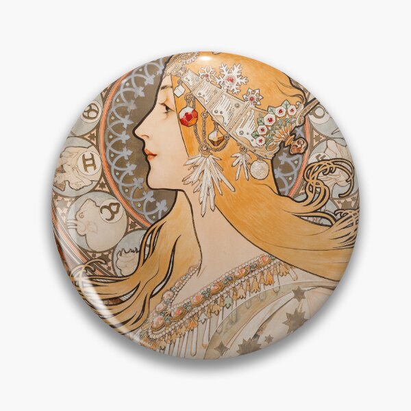 Item preview,  La Plume by Alphonse Maria Mucha designed and sold by suewen.