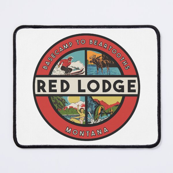 Item preview, Red Lodge Montana Vintage Style Decal designed and sold by Decal Mania.