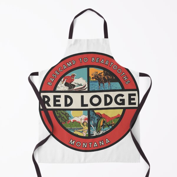Item preview, Red Lodge Montana Vintage Style Decal designed and sold by Decal Mania.