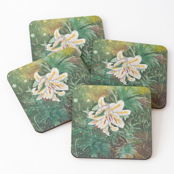 Item preview, Lily Watercolor Batik designed and sold by The Elderberry Blossom.