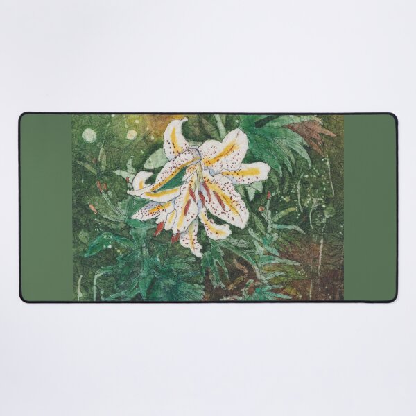 Item preview, Lily Watercolor Batik designed and sold by The Elderberry Blossom.