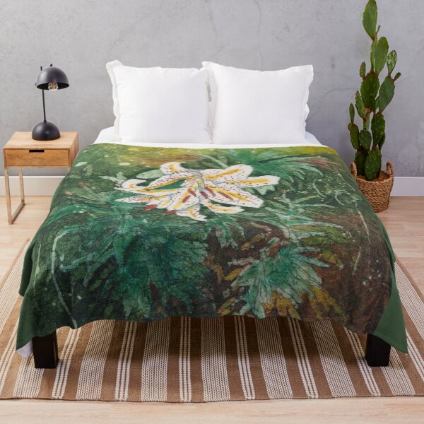 Item preview, Lily Watercolor Batik designed and sold by The Elderberry Blossom.