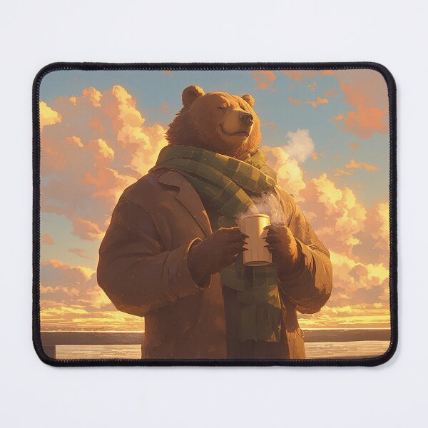 Item preview, Victorian Style Bear with Coffee designed and sold by Christian Weiss.