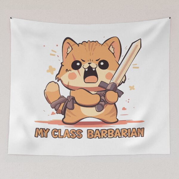 Item preview, Kitty My Class Barbarian designed and sold by myanko.
