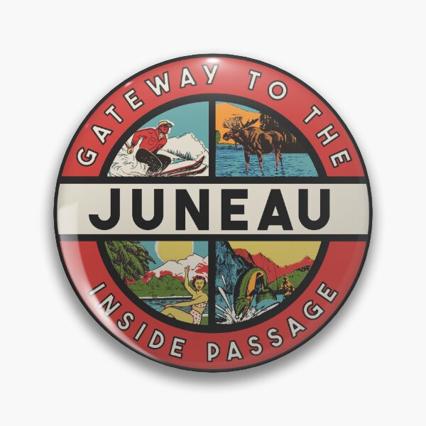 Item preview, Juneau Alaska Vintage Style Decal designed and sold by Decal Mania.