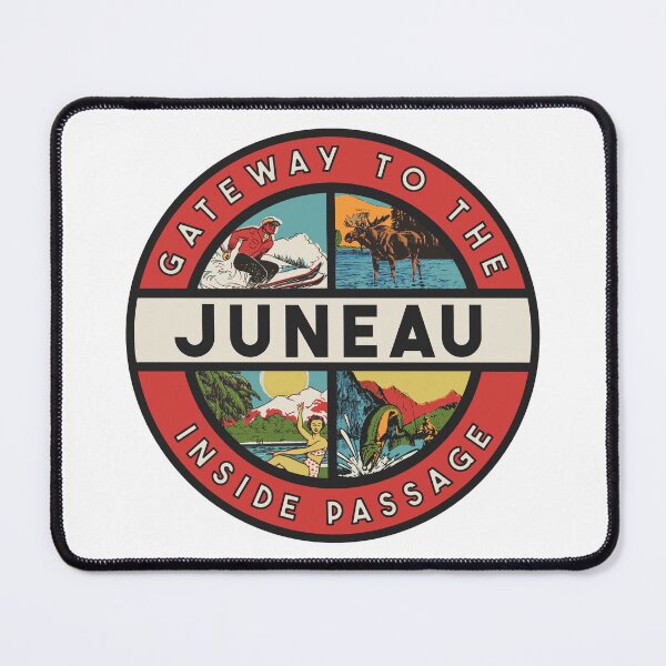Item preview, Juneau Alaska Vintage Style Decal designed and sold by Decal Mania.