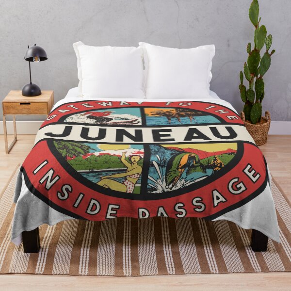 Item preview, Juneau Alaska Vintage Style Decal designed and sold by Decal Mania.
