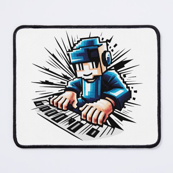 Item preview, Pianist Pixel Play designed and sold by NotesForMusic.