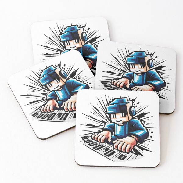 Item preview, Pianist Pixel Play designed and sold by NotesForMusic.